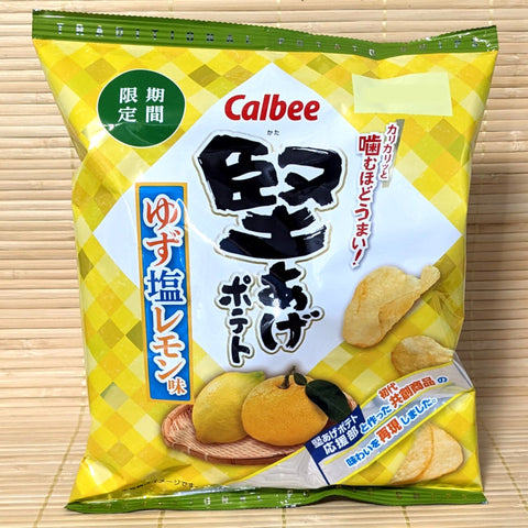 Calbee 'Kata-Age' Potato Chips - Yuzu Salty Lemon