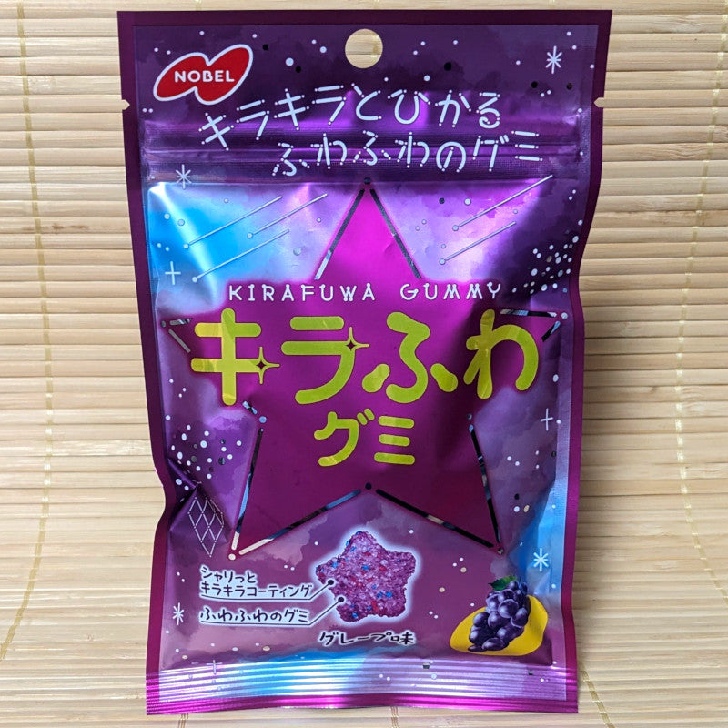 Nobel KIRAFUWA Sparkling Grape Gummy Candy