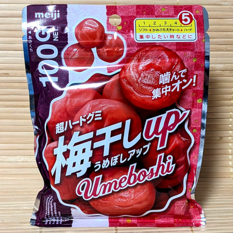 Meiji Gummy Candy - UMEBOSHI Up Hard (100 gram)